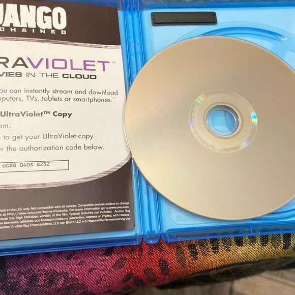 5/$10❤️❤️❤️DJANGO UNCHAINED Jamie Foxx BLU RAY & DVD - Picture 2 of 5